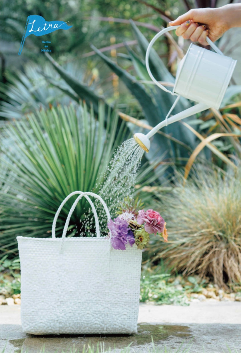 ROMBO WHITE large mercado bag