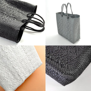 ROMBO SILVER medium mercado bag