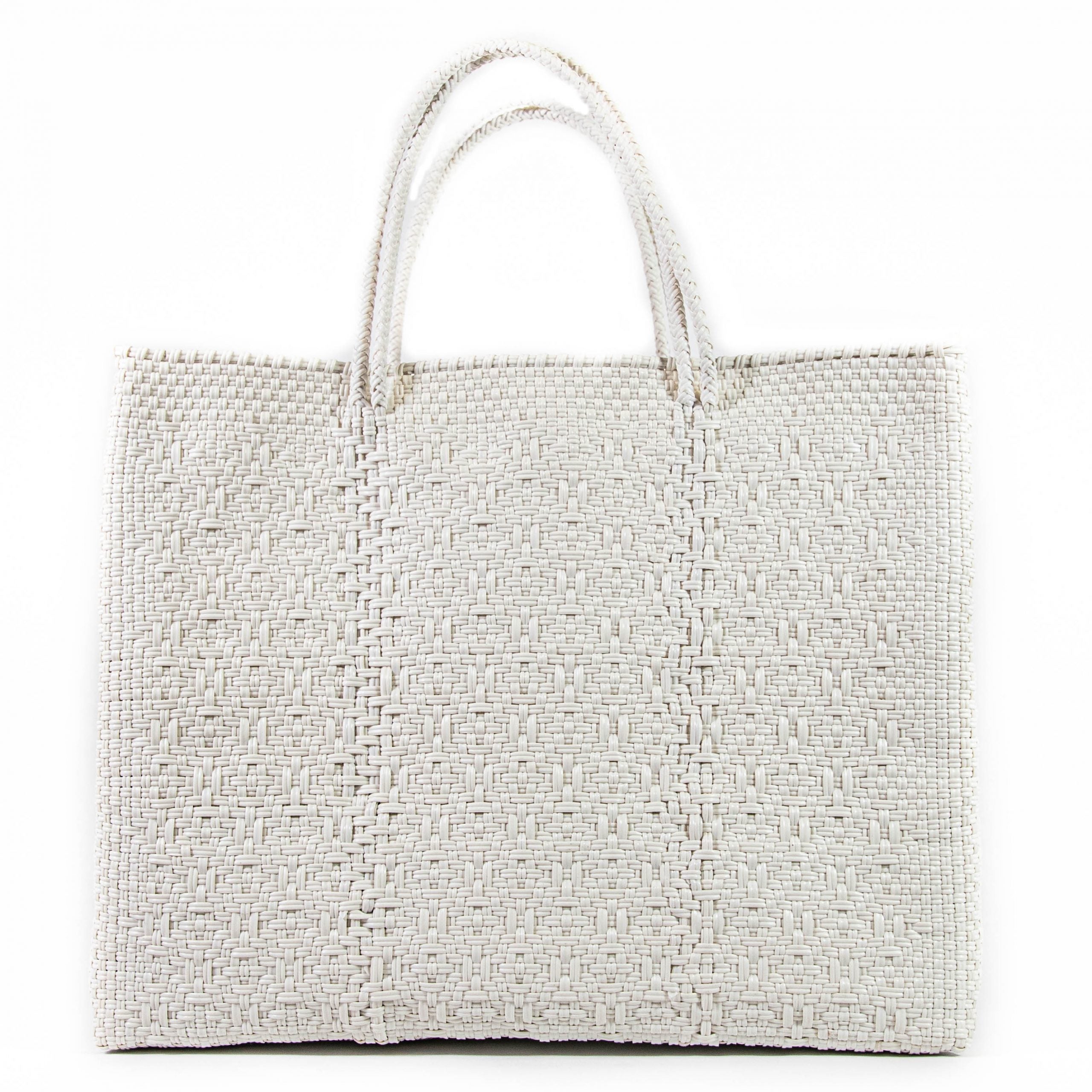 ROMBO WHITE large mercado bag