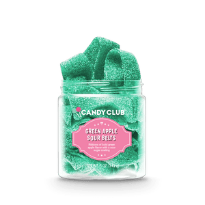 GREEN APPLE SOUR BELTS candy